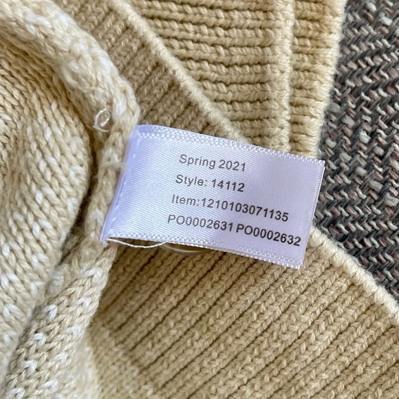 NWT Marine Layer Nate Chest Stripe Cardigan Sweater Men’s Size XL - Picture 7 of 7